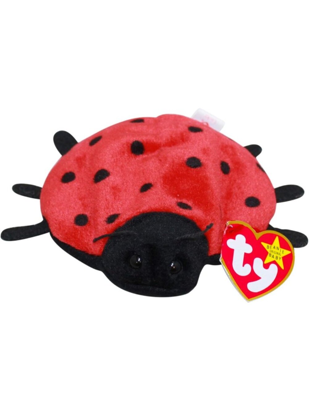 Adorable Lucky the Ladybug Beanie Baby - Collectible Plush Toy, Small Size
